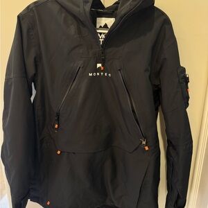 Montec Black Ski/Snowboard Jacket